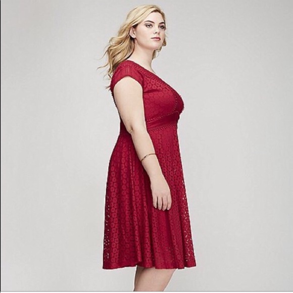 Lane Bryant Dresses & Skirts - Lane Bryant Sz 28 NWT cranberry dress